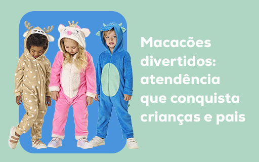 Macacões divertidos: a tendência que conquista crianças e pais