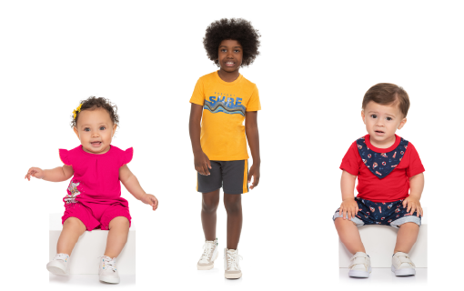 Tendência Moda Infantil Verão 2023 - Rosa Azul Kids