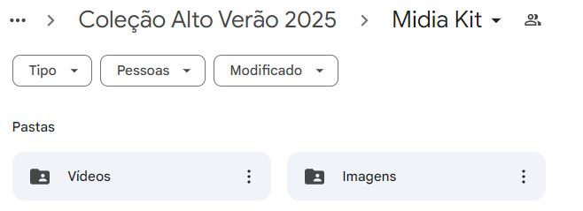 Midia Kit Coleção Alto Verão 2025